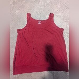 Lane Bryant Red Tank Top